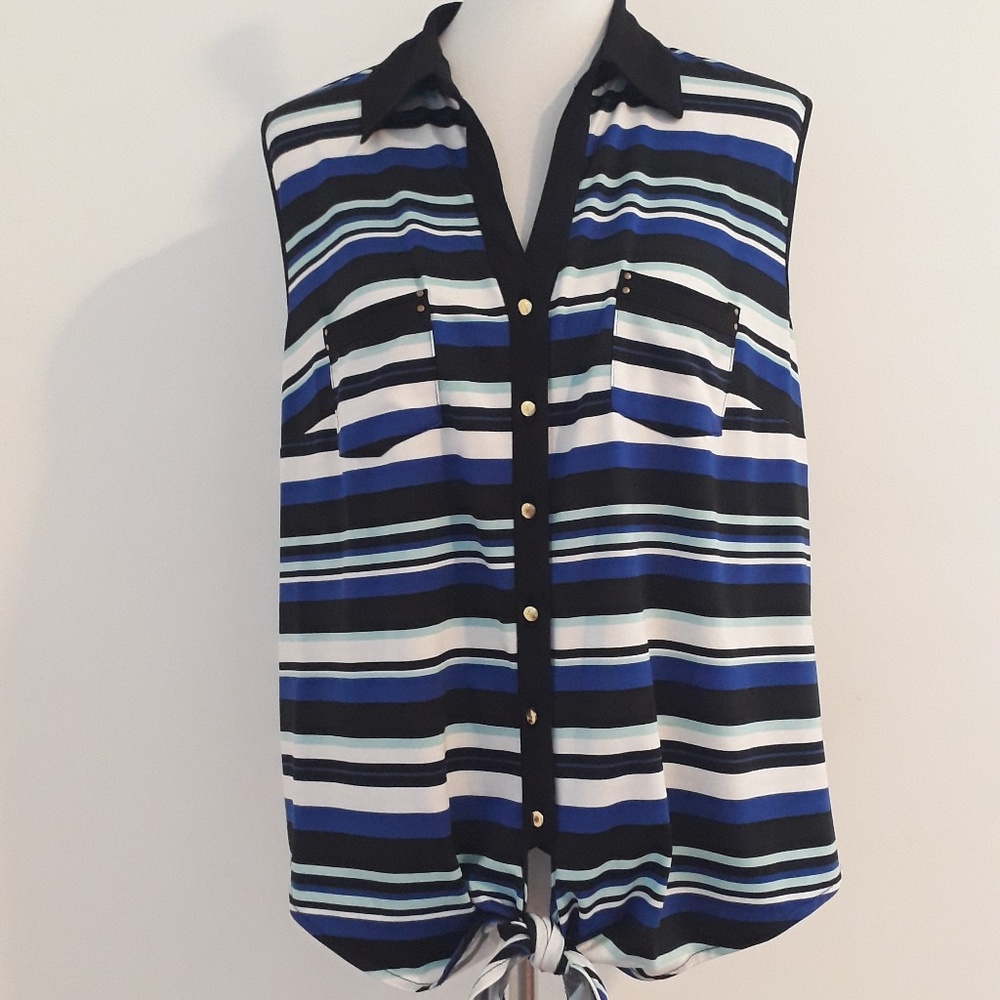 * 3 x 20 SALE!!! Roz & Ali Sleeveless TOP 1X